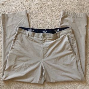 Men’s IZOD Golf Pants Tan/Khaki - 36x30